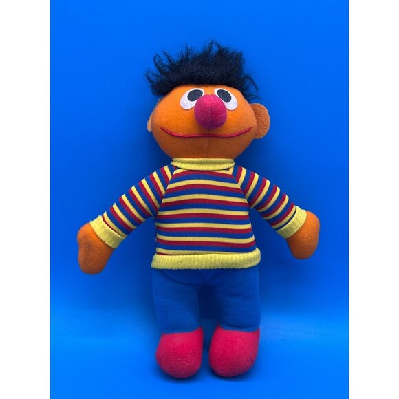 Vintage Sesame Street Ernie Plush Doll Collectible Soft Toy - Picture 2 of 4